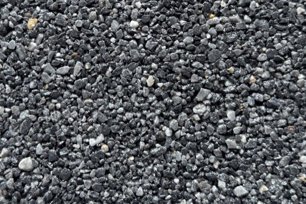 Kaimu Beach resin bound aggregate blend, shown close up