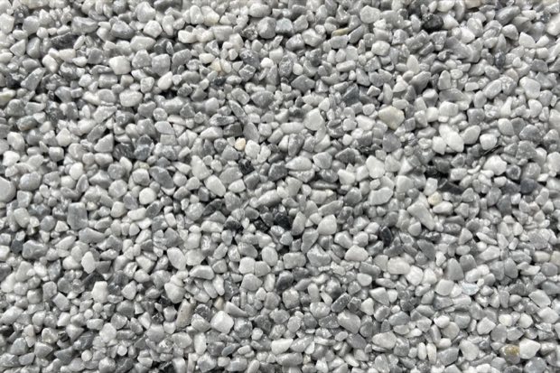 Poseidon resin bound aggregate blend, shown close up
